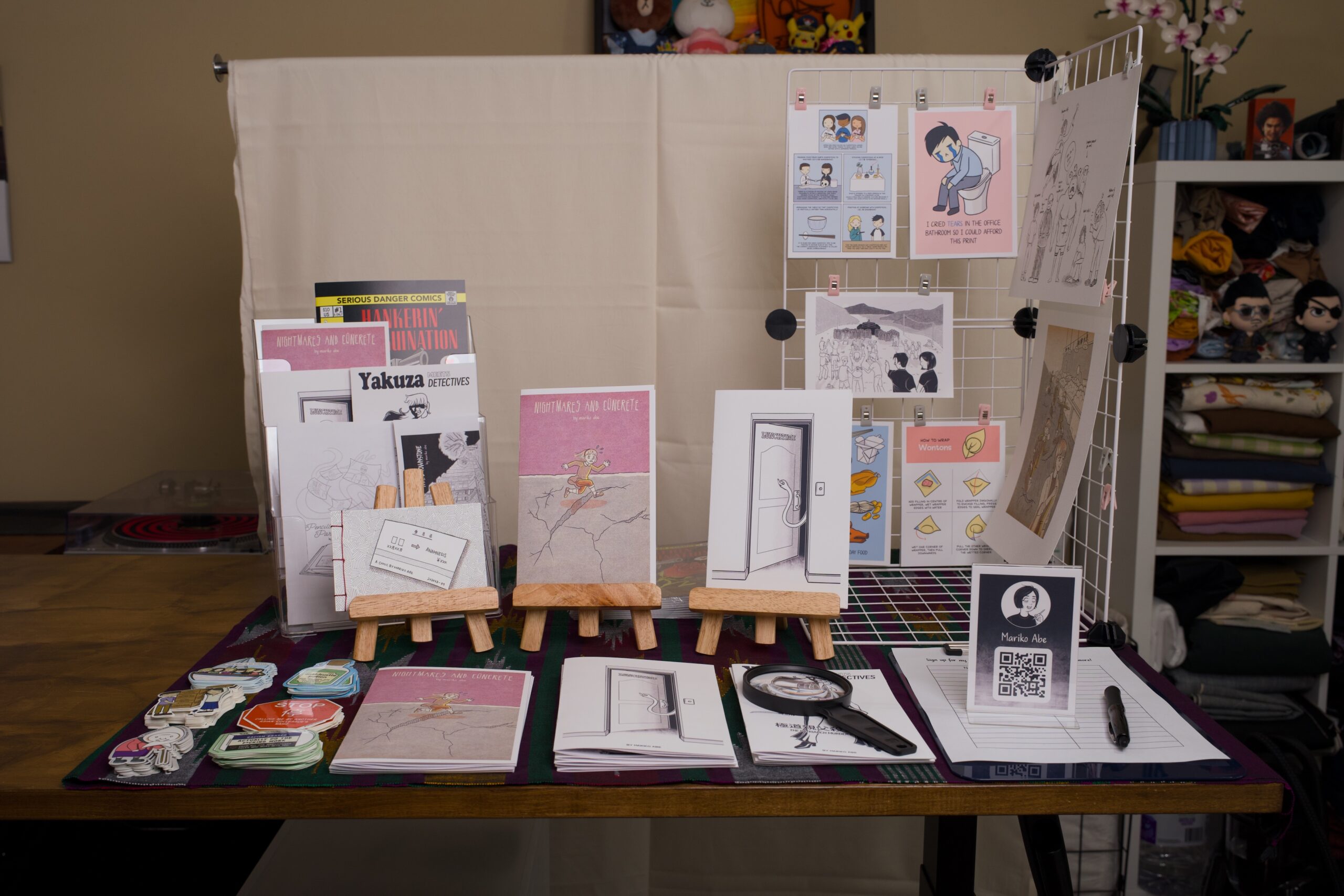Zines and Table Setup